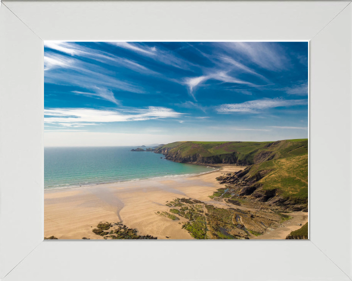 Newgale Beach Wales in winter Photo Print - Canvas - Framed Photo Print - Hampshire Prints