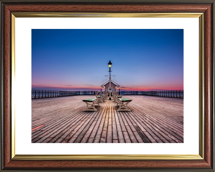 Penarth pier Wales at sunset Photo Print - Canvas - Framed Photo Print - Hampshire Prints