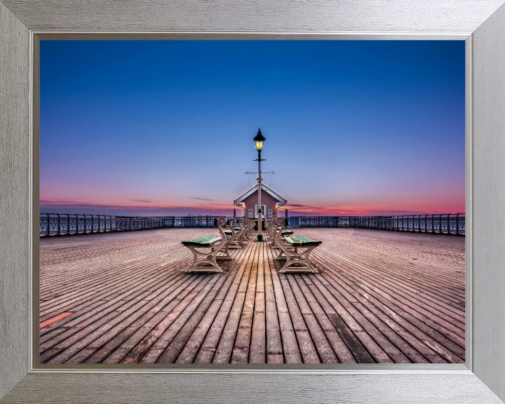 Penarth pier Wales at sunset Photo Print - Canvas - Framed Photo Print - Hampshire Prints