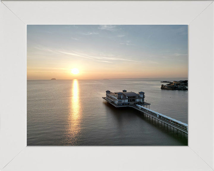 Weston-super-Mare pier Somerset from above Photo Print - Canvas - Framed Photo Print - Hampshire Prints