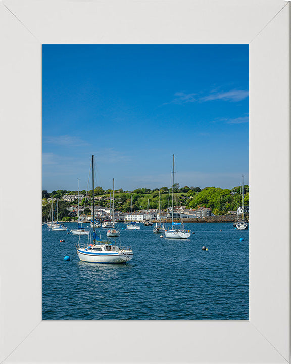 Falmouth harbour Cornwall in summer Photo Print - Canvas - Framed Photo Print - Hampshire Prints