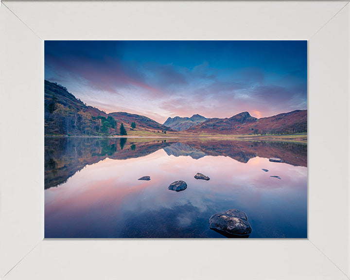 Blea Tarn the Lake District Cumbria at sunset Photo Print - Canvas - Framed Photo Print - Hampshire Prints