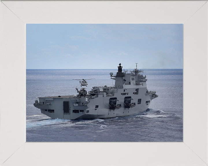 HMS Ocean L12 Royal Navy helicopter carrier Photo Print or Framed Print - Hampshire Prints