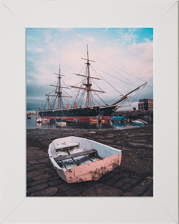 HMS Warrior birthed at Portsmouth Hampshire UK Photo Print - Canvas - Framed Photo Print - Hampshire Prints