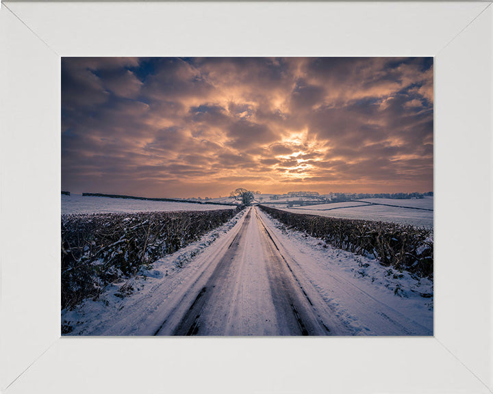 A road through the Lake District to Kirkby Lonsdale Cumbria Photo Print - Canvas - Framed Photo Print - Hampshire Prints