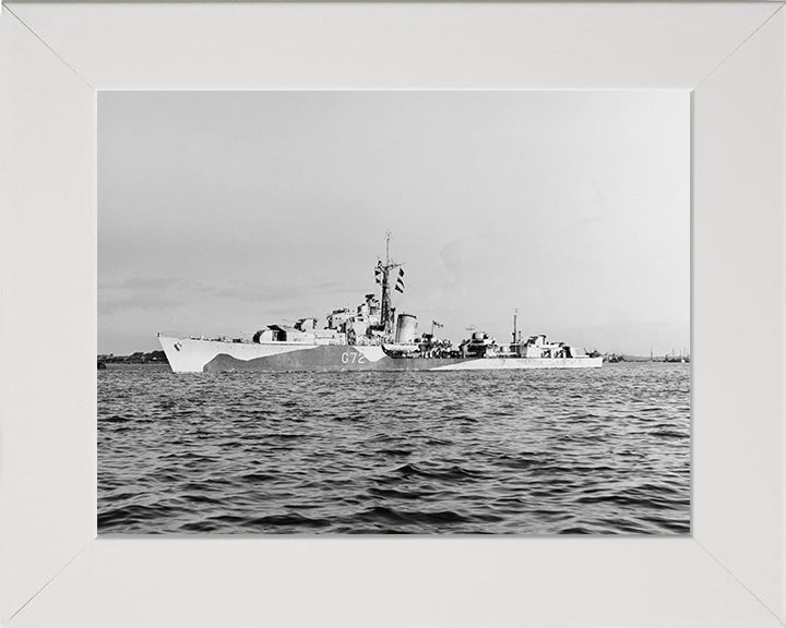 HMS Scorpion G72 Royal Navy Q class destroyer Photo Print or Framed Print - Hampshire Prints