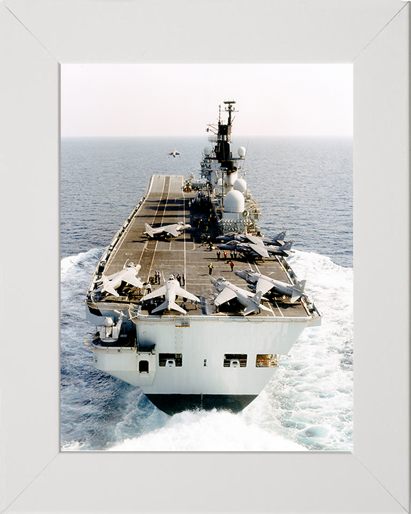 HMS Illustrious R06 Royal Navy Invincible class Aircraft Carrier Photo Print or Framed Print - Hampshire Prints