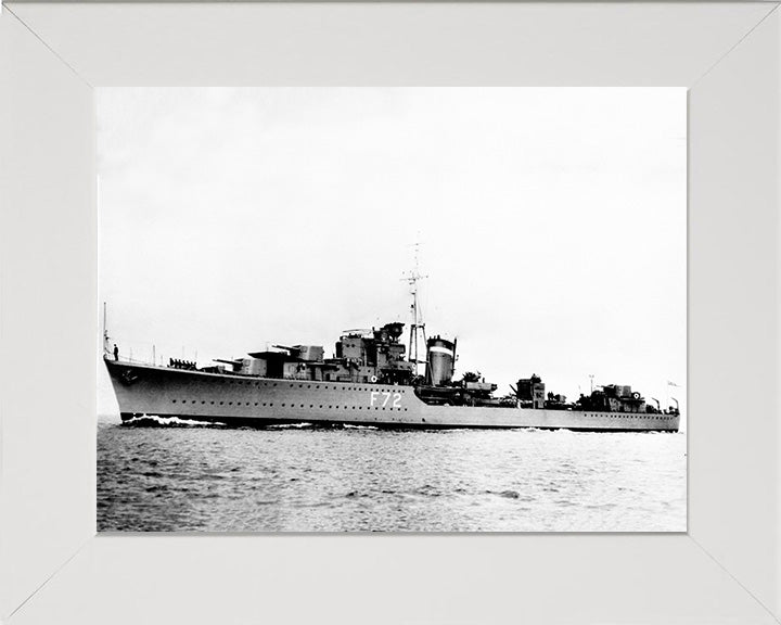 HMS Jersey F72 Royal Navy J class destroyer Photo Print or Framed Print - Hampshire Prints