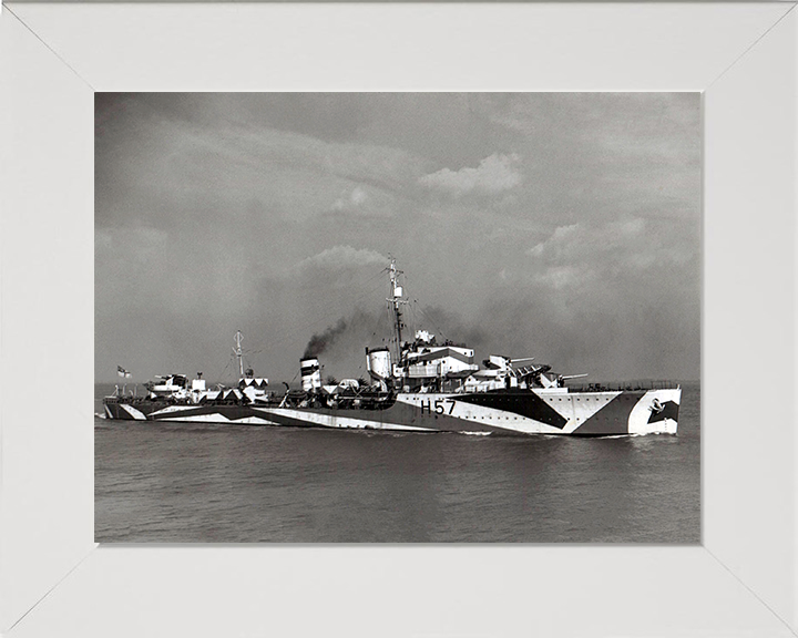 HMS Hesperus H57 Royal Navy H class Destroyer Photo Print or Framed Print - Hampshire Prints