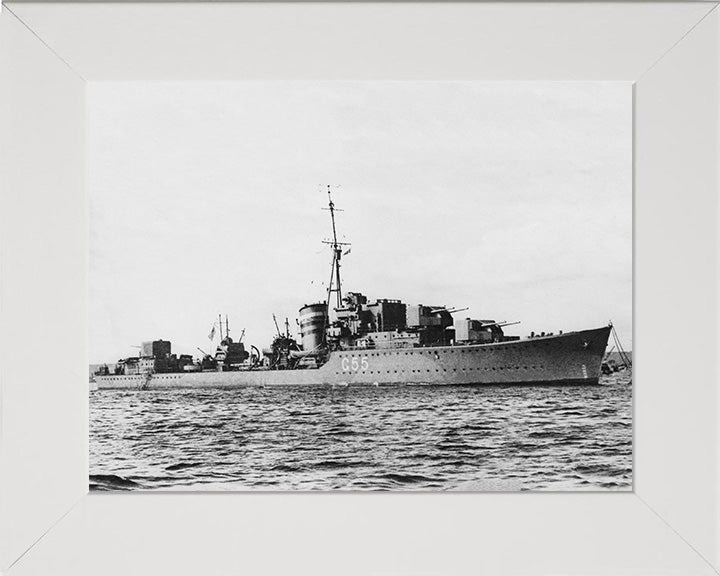 HMS Lightning G55 Royal Navy L class destroyer Photo Print or Framed Print - Hampshire Prints