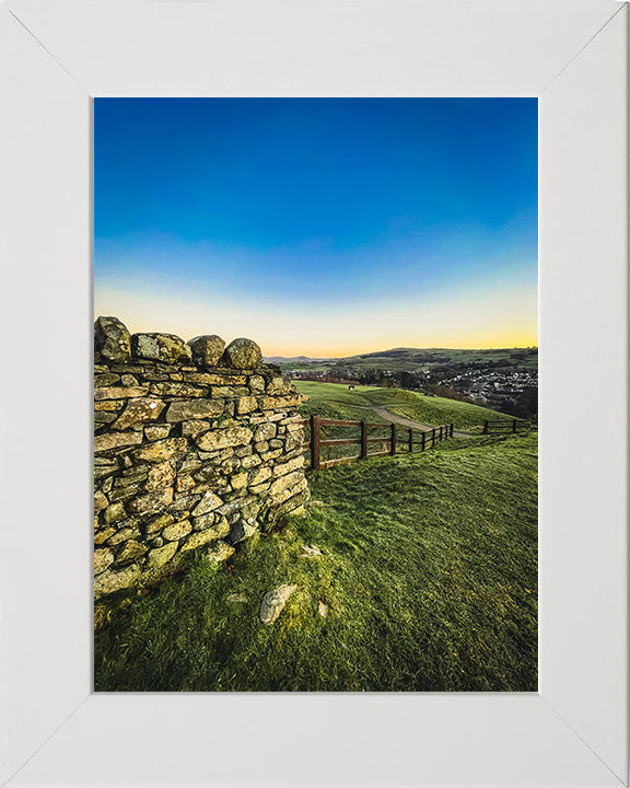 Sunset over Kendal in the Lake District Cumbria Photo Print - Canvas - Framed Photo Print - Hampshire Prints