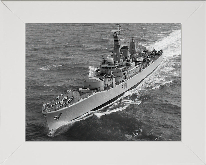 HMS Galatea F18 Royal Navy Leander Class Frigate Photo Print or Framed Print - Hampshire Prints