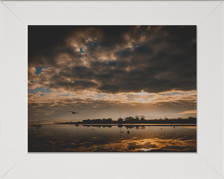 The River Exe Devon at sunset Photo Print - Canvas - Framed Photo Print - Hampshire Prints