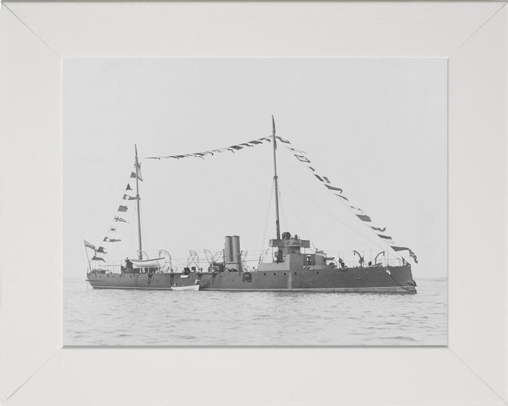 HMS Spider (1887) Royal Navy Grasshopper class torpedo boat Photo Print or Framed Print - Hampshire Prints