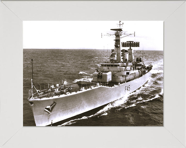 HMS Minerva F45 Royal Navy Leander class Frigate Photo Print or Framed Print - Hampshire Prints