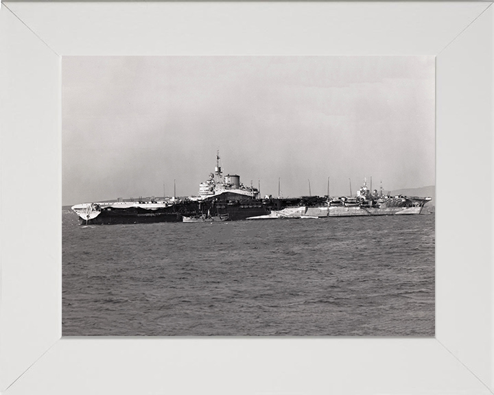 HMS Formidable 67 Royal Navy Illustrious class Aircraft Carrier Photo Print or Framed Print - Hampshire Prints