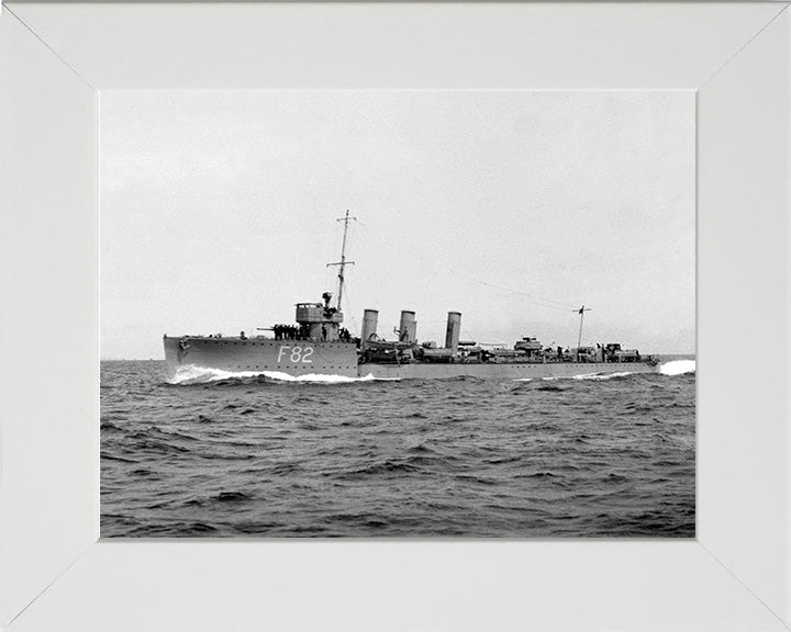 HMS Thisbe F82 Royal Navy R class destroyer Photo Print or Framed Print - Hampshire Prints