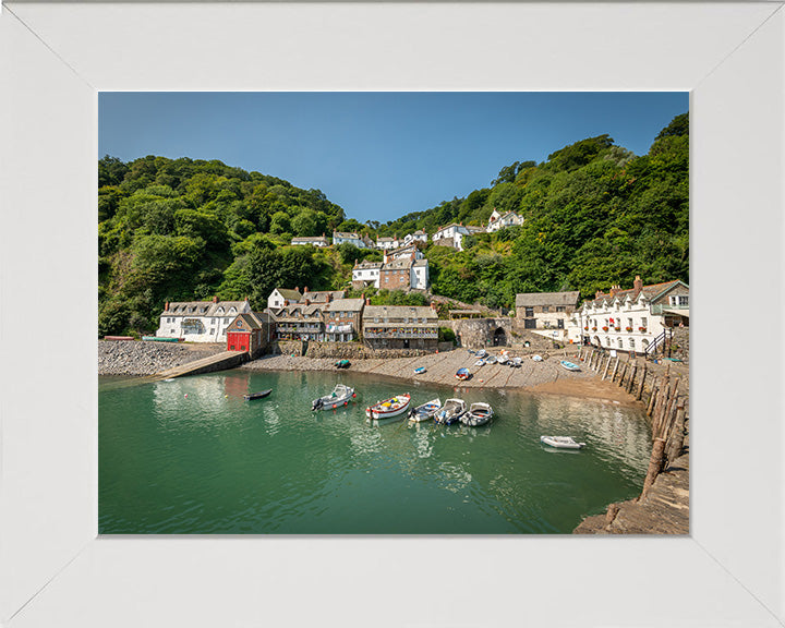 Clovelly harbour Devon in summer Photo Print - Canvas - Framed Photo Print - Hampshire Prints