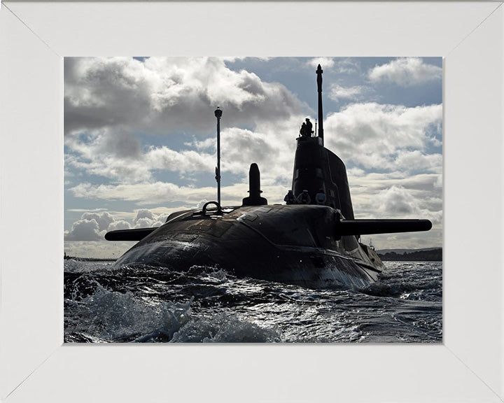 HMS Ambush S120 Royal Navy Astute class Submarine Photo Print or Framed Print - Hampshire Prints