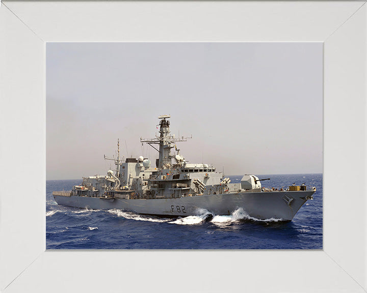 HMS Somerset F82 Royal Navy type 23 Frigate Photo Print or Framed Print - Hampshire Prints