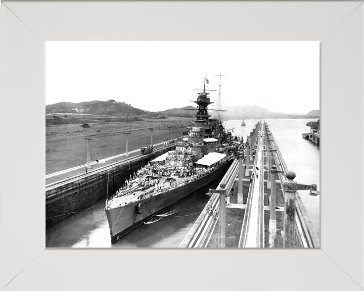 HMS Hood (51) Royal Navy Admiral class battlecruiser Photo Print or Framed Print - Hampshire Prints