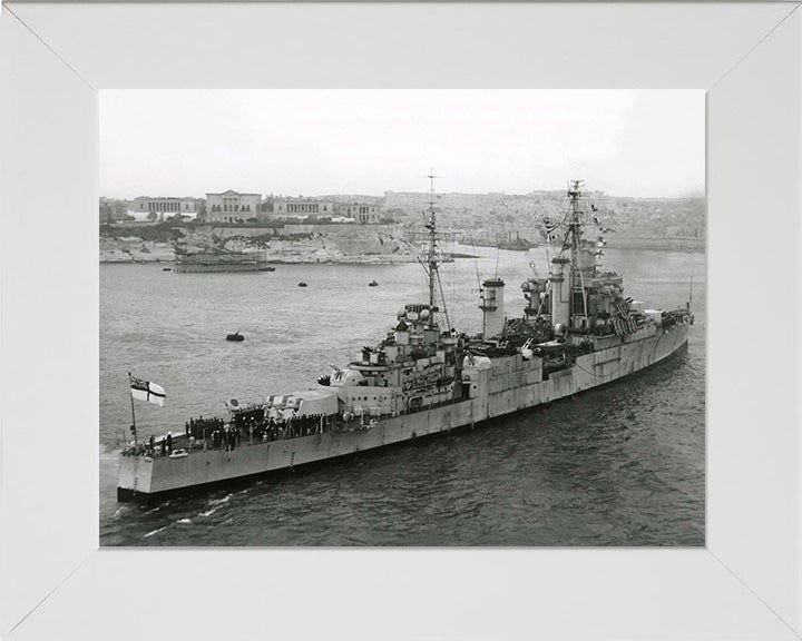 HMS Superb (25) Royal Navy Minotaur class light cruiser Photo Print or Framed Photo Print - Hampshire Prints