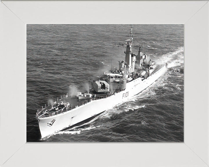 HMS Yarmouth F101 Royal Navy Rothesay class frigate Photo Print or Framed Print - Hampshire Prints