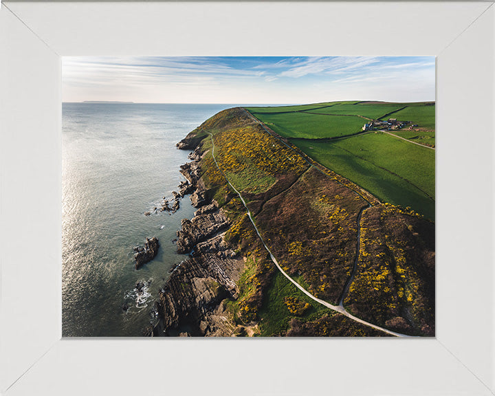 Croyde Bay Devon from above Photo Print - Canvas - Framed Photo Print - Hampshire Prints