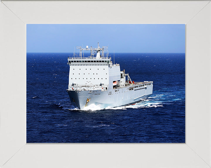 RFA Mounts Bay L3008 Royal Fleet Auxiliary Bay class auxiliary dock landing ship Photo Print or Framed Print - Hampshire Prints