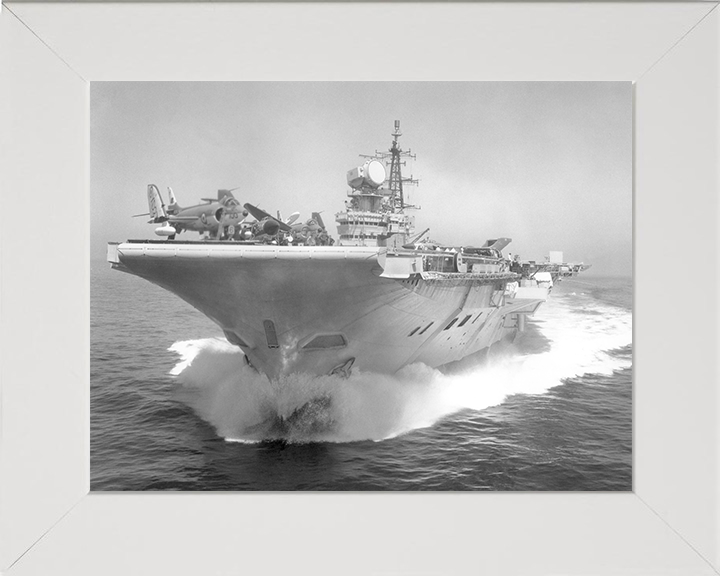 HMS Hermes R12 | Photo Print | Framed Print | Centaur Class | Aircraft Carrier | Royal Navy