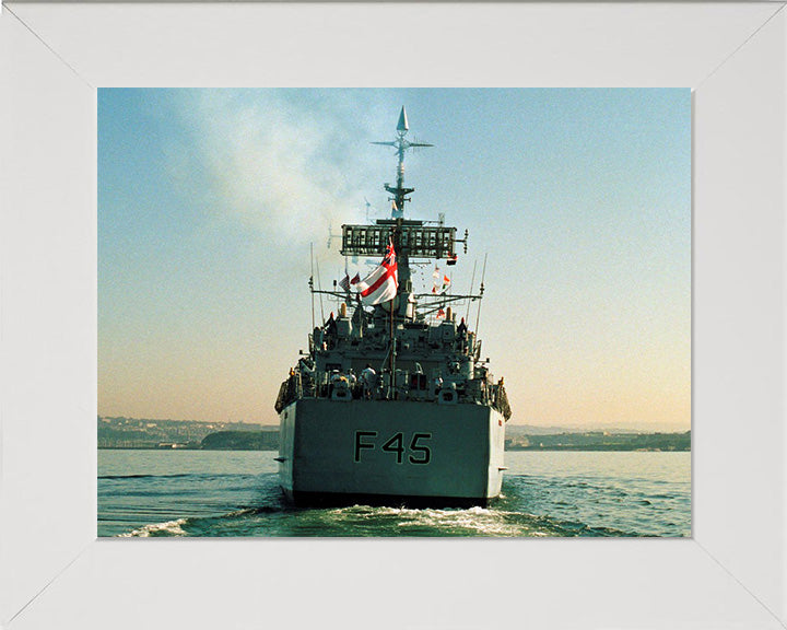 HMS Minerva F45 Royal Navy Leander class Frigate Photo Print or Framed Print - Hampshire Prints