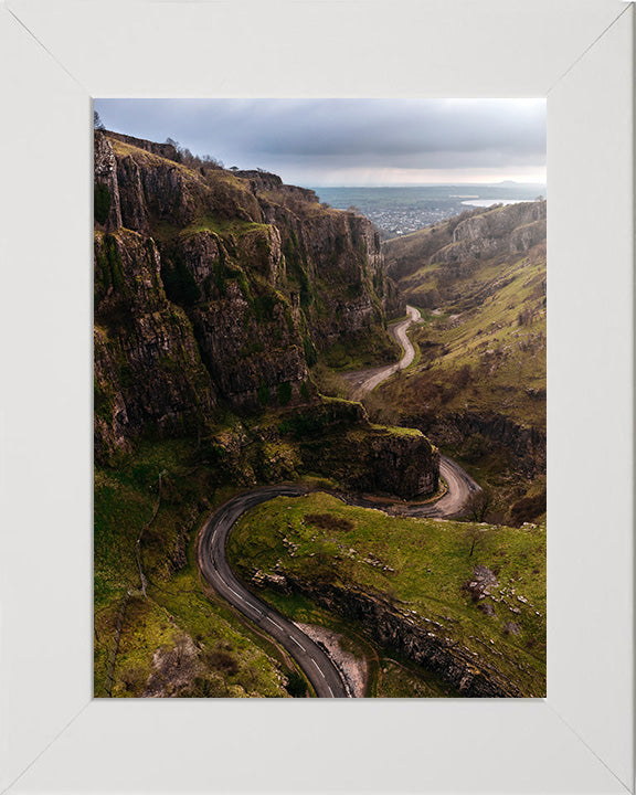 The winding road to Cheddar gorge Somerset Photo Print - Canvas - Framed Photo Print - Hampshire Prints