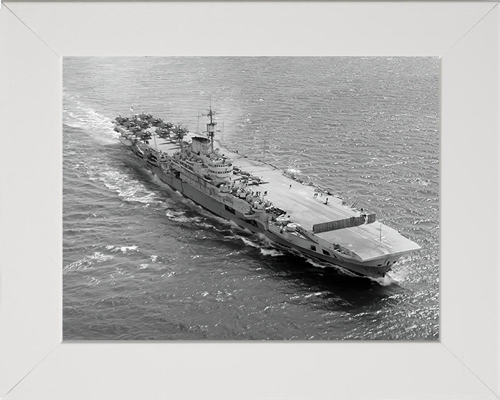 HMS Indefatigable R10 Royal Navy Implacable Class Aircraft Carrier Photo Print or Framed Print - Hampshire Prints