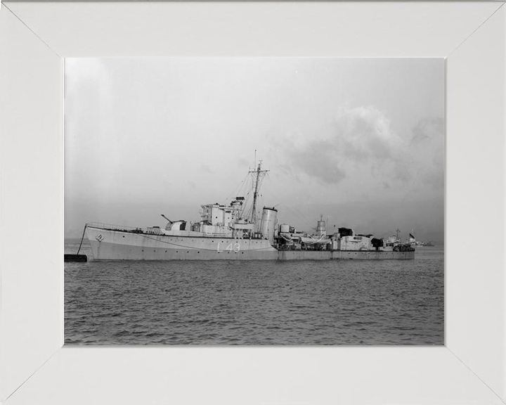 HMS Blackmore L43 Royal Navy Hunt class escort destroyer Photo Print or Framed Print - Hampshire Prints