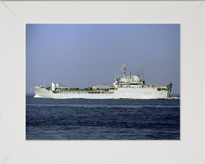 RFA Sir Geraint L3027 Royal Fleet Auxiliary Round Table class ship Photo Print or Framed Print - Hampshire Prints