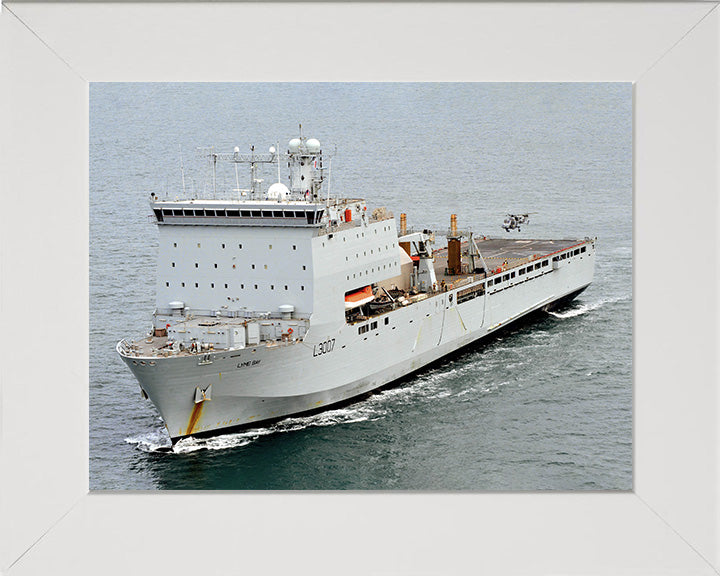 RFA Lyme Bay L3007 Royal Fleet Auxiliary Bay class auxiliary dock landing ship Photo Print or Framed Print - Hampshire Prints