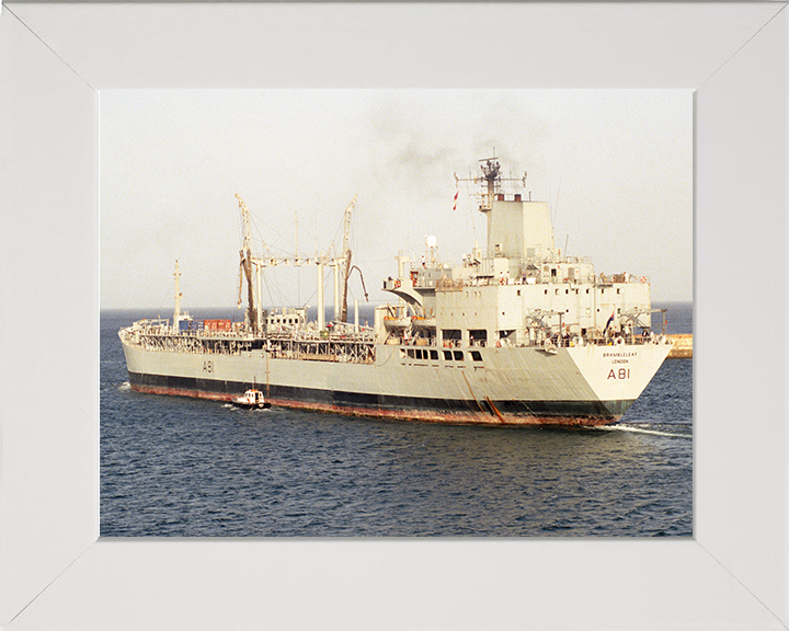 RFA Brambleleaf A81 Royal Fleet Auxiliary Leaf class support tanker Photo Print or Framed Print - Hampshire Prints