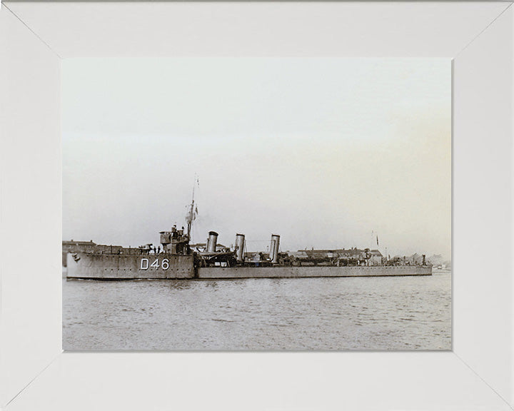 HMS Oracle 1915 Royal Navy Admiralty M class destroyer Photo Print or Framed Print - Hampshire Prints