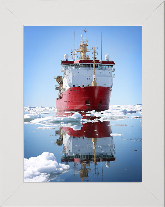 HMS Protector A173 Royal Navy Ice patrol ship Photo Print or Framed Print - Hampshire Prints