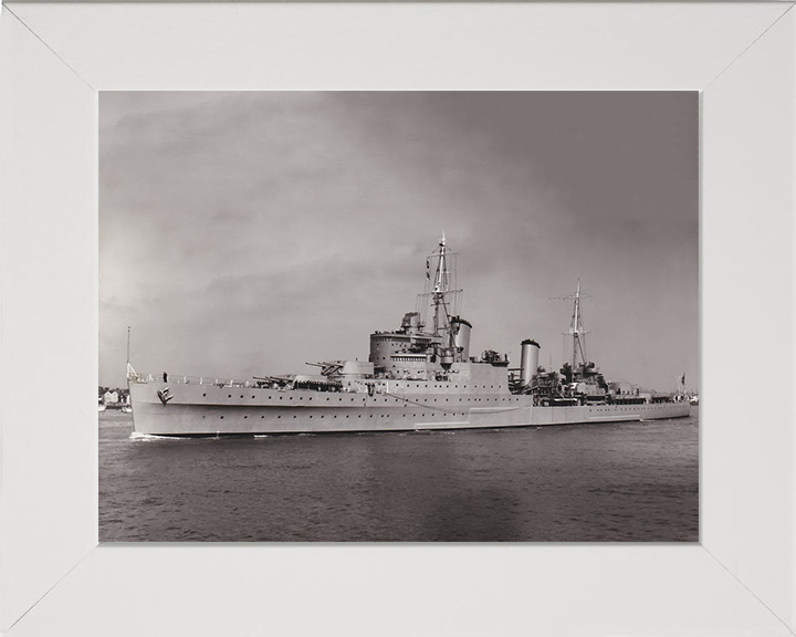 HMS Glasgow C21 Royal Navy Town class light cruiser Photo Print or Framed Print - Hampshire Prints