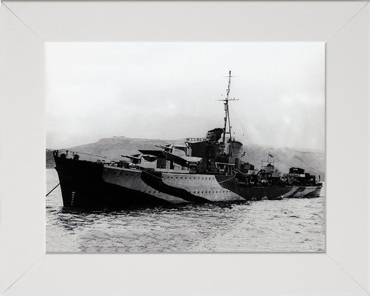 HMS Javelin F61 Royal Navy J class destroyer Photo Print or Framed Print - Hampshire Prints