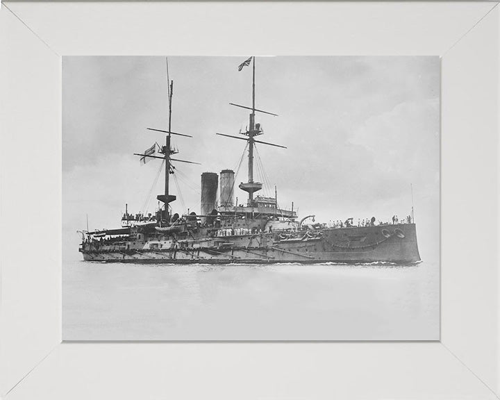 HMS Glory (1899) Royal Navy pre dreadnought Photo Print or Framed Print - Hampshire Prints