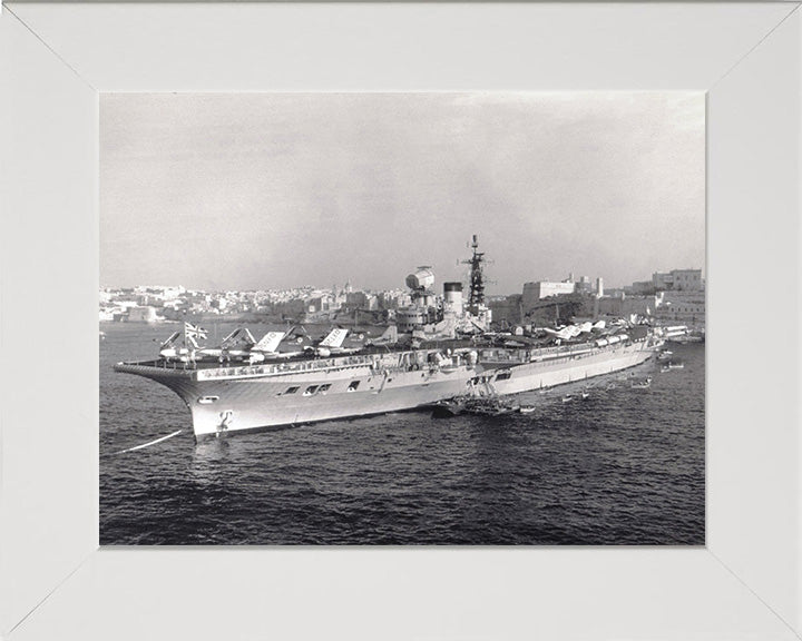 HMS Victorious R38 Royal Navy Illustrious class Aircraft Carrier Photo Print or Framed Print - Hampshire Prints