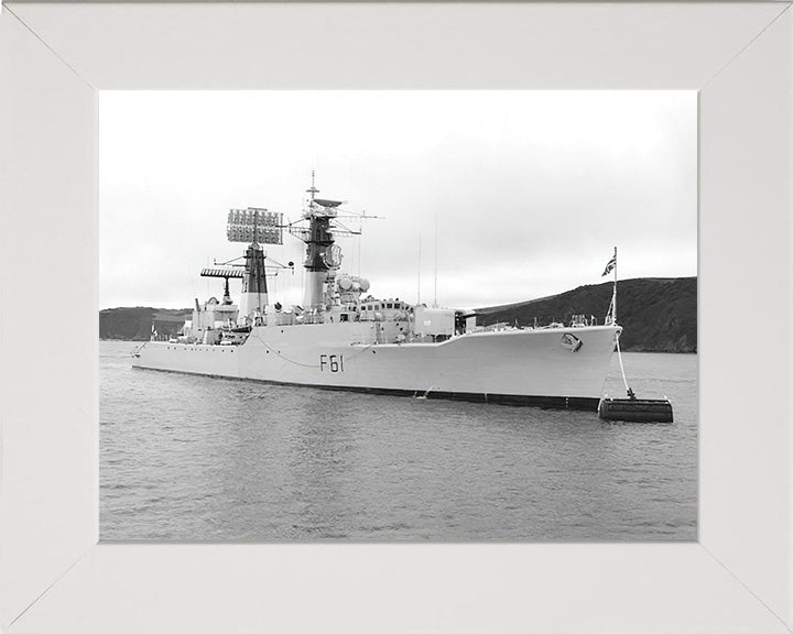 HMS Llandaff F61 Royal Navy Salisbury class Frigate Photo Print or Framed Print - Hampshire Prints