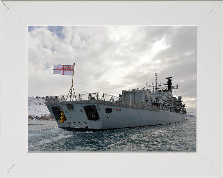 HMS Richmond F239 Royal Navy type 23 Frigate Photo Print or Framed Print - Hampshire Prints