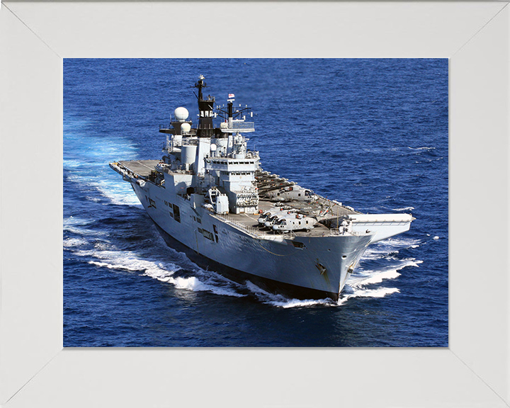 HMS Illustrious R06 Royal Navy Invincible class Aircraft Carrier Photo Print or Framed Print - Hampshire Prints