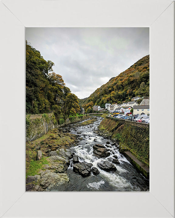 River flowing through Lynmouth Devon Photo Print - Canvas - Framed Photo Print - Hampshire Prints