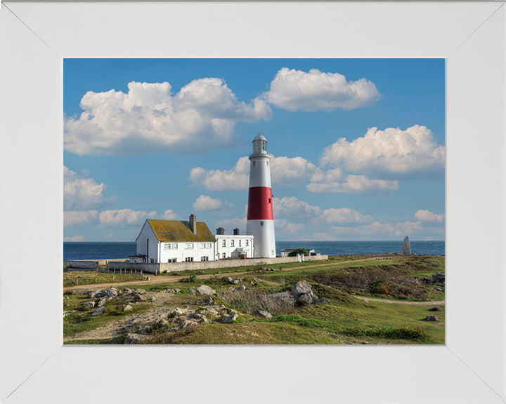 Portland Bill Lighthouse Dorset in summer Photo Print - Canvas - Framed Photo Print - Hampshire Prints