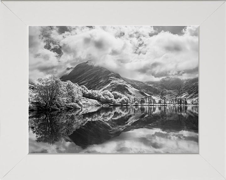 Buttermere lake the Lake District Cumbria black and white Photo Print - Canvas - Framed Photo Print - Hampshire Prints