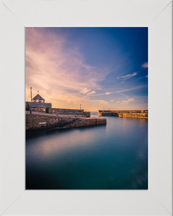 Charlestown St Austell Cornwall at sunset Photo Print - Canvas - Framed Photo Print - Hampshire Prints